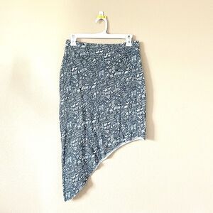 Frank & Eileen Tee Lab Vintage Asymmetrical Print Skirt